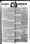 Weekly Dispatch (London) Sunday 22 March 1885 Page 1