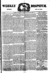 Weekly Dispatch (London) Sunday 22 November 1885 Page 1