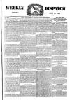 Weekly Dispatch (London) Sunday 25 July 1886 Page 1