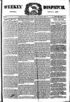 Weekly Dispatch (London) Sunday 01 July 1888 Page 1