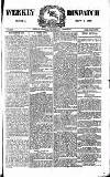 Weekly Dispatch (London) Sunday 01 September 1889 Page 1