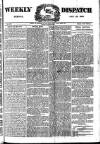 Weekly Dispatch (London) Sunday 26 January 1890 Page 1