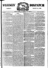 Weekly Dispatch (London) Sunday 23 March 1890 Page 1