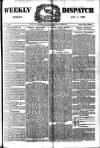 Weekly Dispatch (London) Sunday 03 August 1890 Page 1