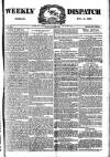 Weekly Dispatch (London) Sunday 09 November 1890 Page 1