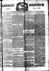 Weekly Dispatch (London) Sunday 17 January 1892 Page 1
