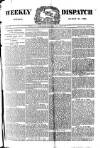Weekly Dispatch (London) Sunday 20 March 1892 Page 1