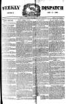 Weekly Dispatch (London) Sunday 11 December 1892 Page 1