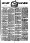 Weekly Dispatch (London) Sunday 01 October 1893 Page 1