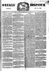 Weekly Dispatch (London) Sunday 29 October 1893 Page 1