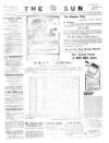 Sun (Antigua) Saturday 23 September 1911 Page 1