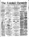 Coleshill Chronicle Saturday 20 March 1875 Page 1