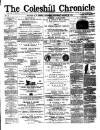 Coleshill Chronicle Saturday 28 August 1875 Page 1