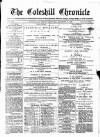 Coleshill Chronicle Saturday 21 December 1878 Page 1