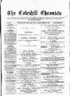 Coleshill Chronicle Saturday 05 September 1885 Page 1