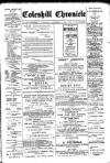 Coleshill Chronicle Saturday 07 November 1908 Page 1