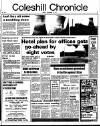 Coleshill Chronicle