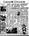 Coleshill Chronicle Friday 09 December 1977 Page 1