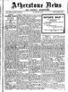 Atherstone News and Herald Friday 22 January 1926 Page 1