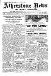 Atherstone News and Herald Friday 21 November 1930 Page 1