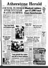 Atherstone News and Herald Friday 11 September 1981 Page 1