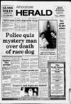 Atherstone News and Herald Friday 02 January 1987 Page 1