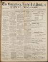 Bromsgrove & Droitwich Messenger Saturday 02 September 1899 Page 1