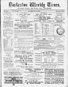Darlaston Weekly Times Saturday 30 September 1882 Page 1