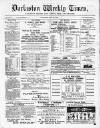 Darlaston Weekly Times Saturday 11 November 1882 Page 1