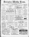 Darlaston Weekly Times Saturday 18 November 1882 Page 1
