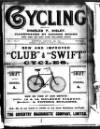 Cycling Saturday 24 January 1891 Page 1