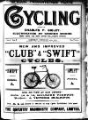 Cycling Saturday 21 February 1891 Page 1