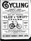 Cycling Saturday 14 March 1891 Page 1