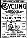 Cycling Saturday 11 April 1891 Page 1