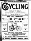 Cycling Saturday 18 April 1891 Page 1