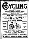 Cycling Saturday 25 April 1891 Page 1