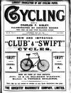 Cycling Saturday 09 May 1891 Page 1
