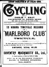 Cycling Saturday 30 May 1891 Page 1
