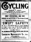 Cycling Saturday 27 June 1891 Page 1