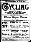 Cycling Saturday 18 July 1891 Page 1