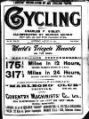 Cycling Saturday 01 August 1891 Page 1