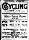 Cycling Saturday 08 August 1891 Page 1