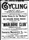 Cycling Saturday 12 September 1891 Page 1