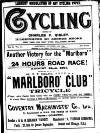 Cycling Saturday 10 October 1891 Page 1