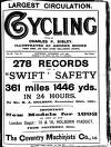 Cycling Saturday 19 December 1891 Page 1