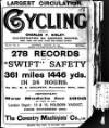 Cycling Saturday 02 January 1892 Page 1