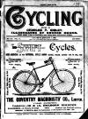 Cycling Saturday 07 January 1893 Page 1