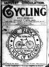 Cycling Saturday 06 January 1894 Page 1
