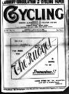 Cycling Saturday 27 January 1894 Page 1