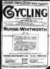 Cycling Saturday 12 January 1895 Page 1
